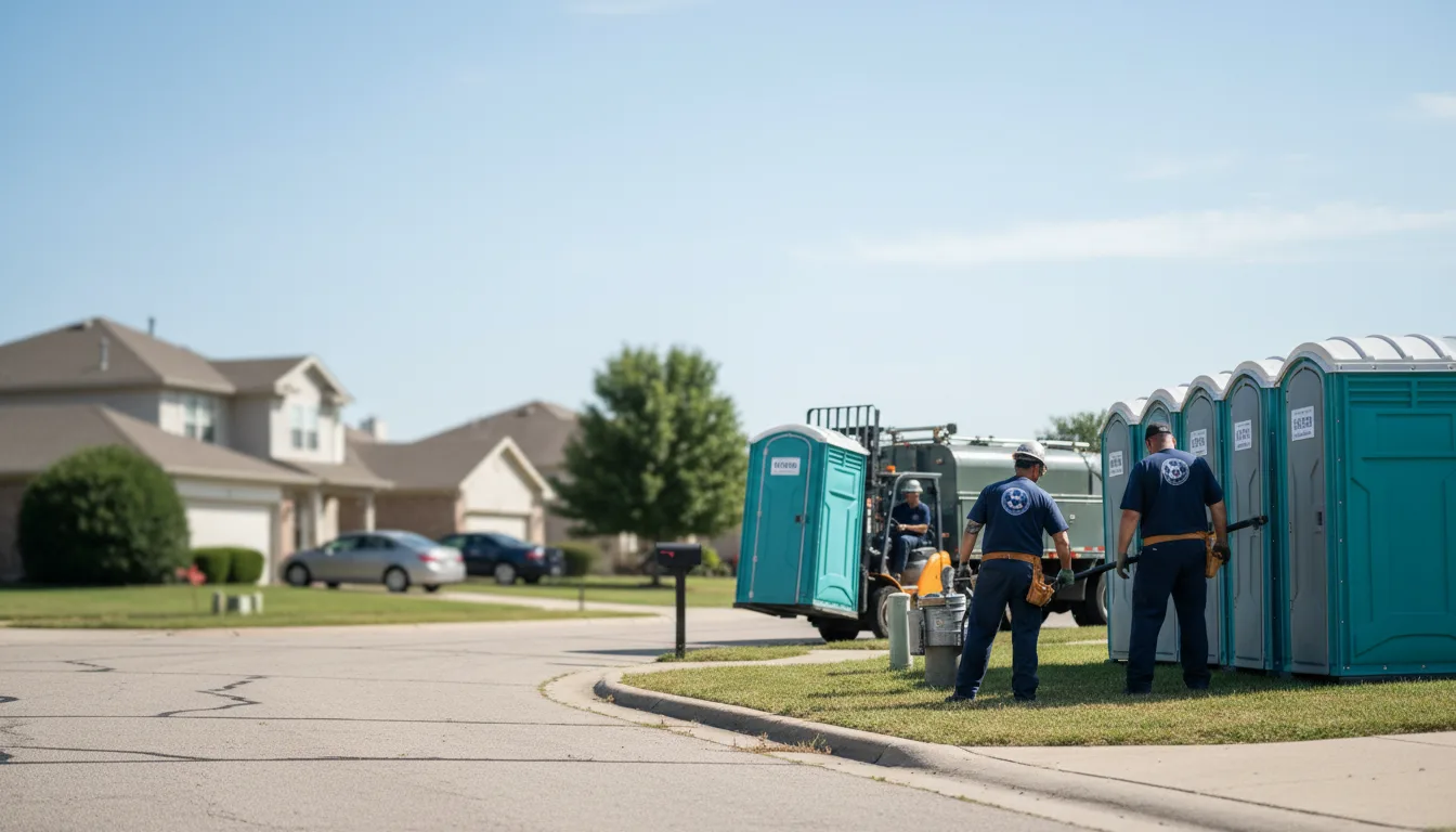 Porta Potty Rental in Three Bridges, NJ near me